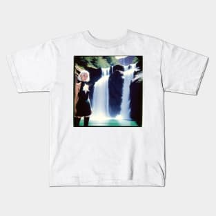 Waterfall felicia Kids T-Shirt